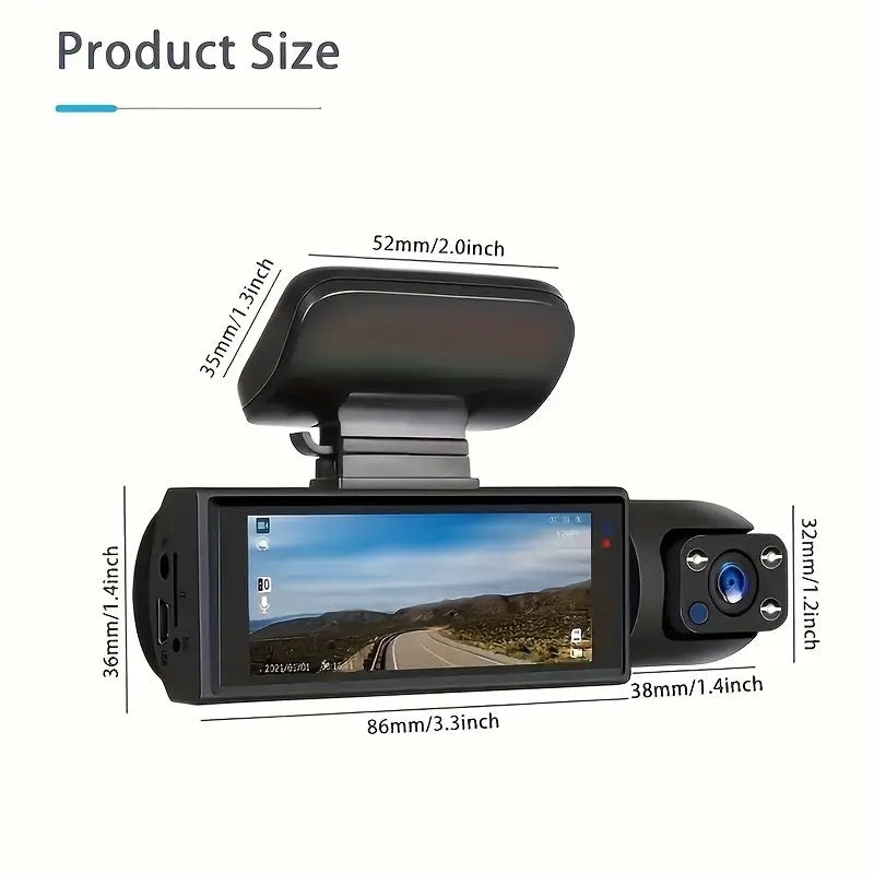 Dual Camera Dash cam