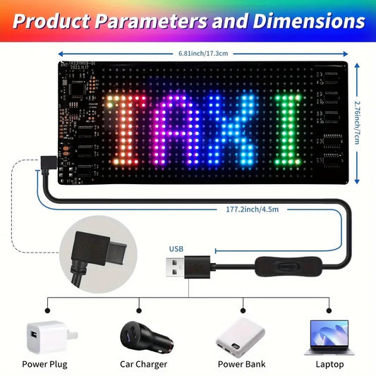 LED car sign