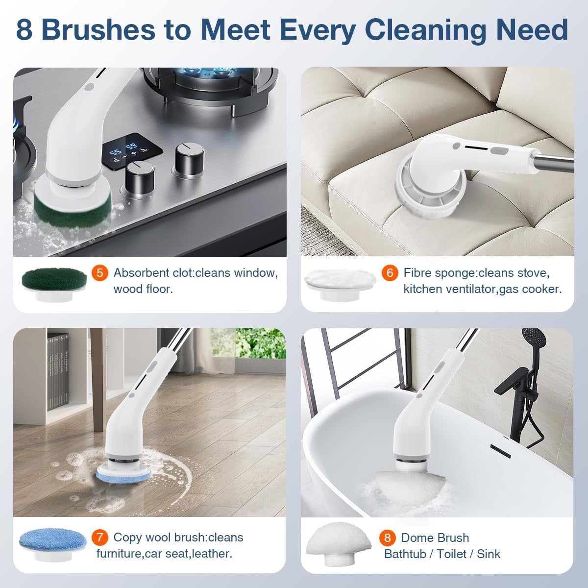 Electric cleaning brush